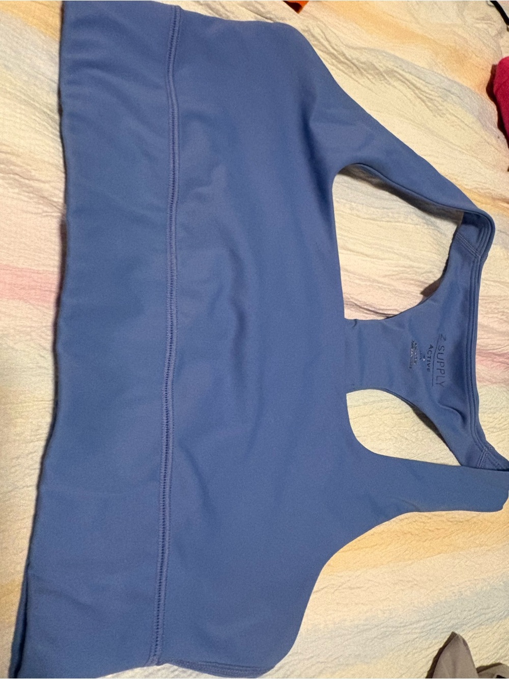 Z supply Periwinkle Blue Racerback Sports Bra Top